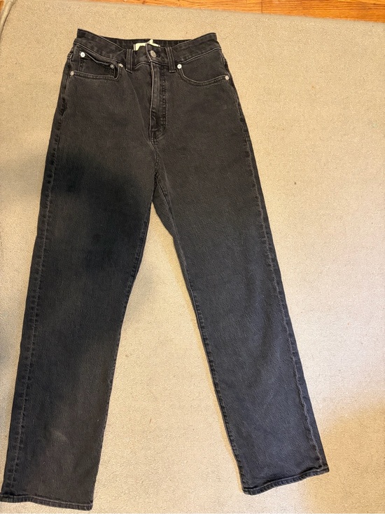 Madewell Denim - Madewell Women’s Black Curvy 90’s Straight Jeans